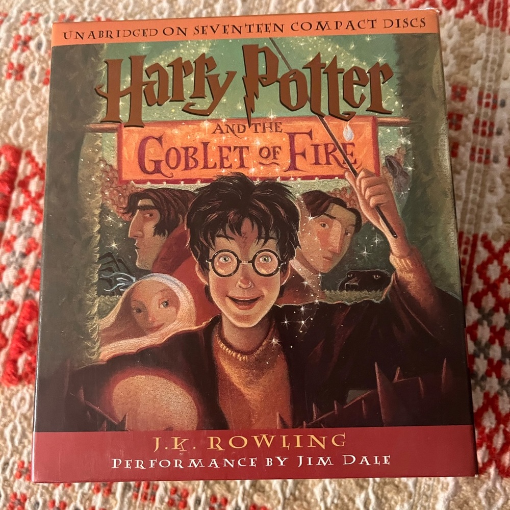 Harry Potter and the Goblet of Fire audio book cds